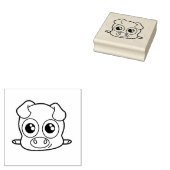 かわいいブタのclipart ラバースタンプ (押印)