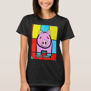 かわいいブタ豚オインキオイン43 Tシャツ