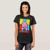 かわいいブタ豚オインキオイン43 Tシャツ (正面フル)