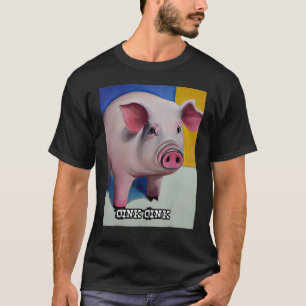 かわいいブタ豚オインキオイン45 Tシャツ