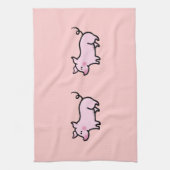 かわいいブタ キッチンタオル (縦)