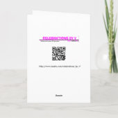 かわいいブタ-ハッピーバレンタインデー シーズンカード (裏面)