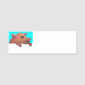 かわいいブタ 名札 (正面)