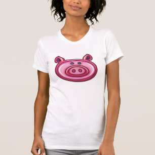 かわいいブタ Tシャツ