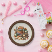 かわいいブッククラブパーティー ペーパープレート (パーティー)