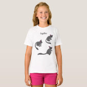 かわいいブッシュベイビーのイラスト Tシャツ (正面フル)