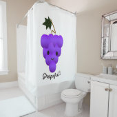 かわいいブドウ シャワーカーテン (インサイチュ)