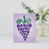 かわいいブドウ ポストカード (スタンド正面)