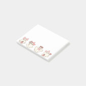 かわいいブパーソナライズされたー幽霊ハロウィーン ポストイット (アングル)