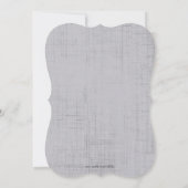 かわいいブラのブライダルまたはランジェリーのシャワーの招待状 招待状 (裏面)