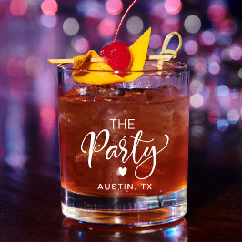 かわいいブライダルバチェロレッテの好意 ウイスキーグラス