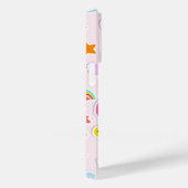 かわいいブライトイラストレーションレインボーステッカーパターン Case-Mate iPhoneケース (裏面 / 右)