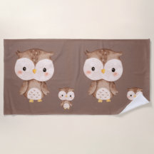 かわいいブラウンのフクロウ