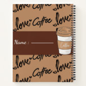 かわいいブラウンの日常日記 ノートブック (裏面)