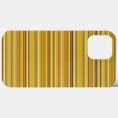 かわいいブラウンゴールドストライプ Case-Mate iPhoneケース (裏面 (横))