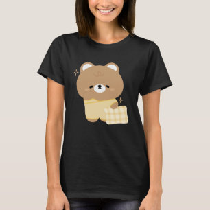 かわいいブラウンベア Tシャツ
