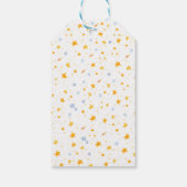 かわいいブラスト宇宙をテーマにした誕生日ありがとうラベル ギフトタグ (裏面)