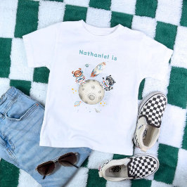 かわいいブラスト宇宙をテーマにした誕生日 Tシャツ