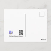 かわいいブラックバーズペア年2022お客様。ポストカード ポストカード (裏面)