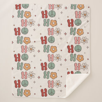 かわいいブランケットのホホーのクリスマス シェルパブランケット