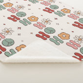 かわいいブランケットのホホーのクリスマス シェルパブランケット (3/4)