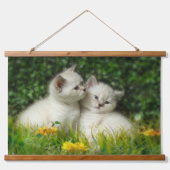 かわいいブリティッシュ・ショートヘアの子猫たち|過去記事 吊り下げ型タペストリー (正面)