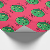 かわいいブリュッセルスプラウトクリスマスクリスマスラッピング紙 ラッピングペーパー (角)