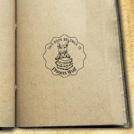 かわいいブルテリア犬 ラバースタンプ