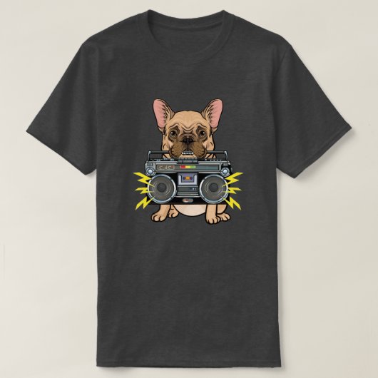 かわいいブルドッグ Tシャツ (デザイン正面)