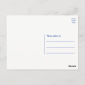 かわいいブルドフランスのッグさん、愛犬に感謝 ポストカード (裏面)