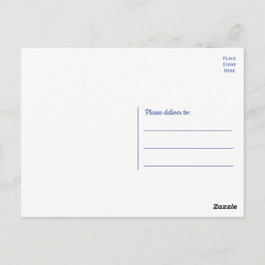 かわいいブルドフランスのッグさん、愛犬に感謝 ポストカード (裏面)