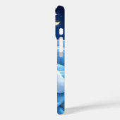 かわいいブルーのモチベーションの引用 Case-Mate iPhoneケース (裏面 / 左)