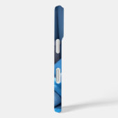 かわいいブルーのモチベーションの引用 Case-Mate iPhoneケース (裏面 / 右)