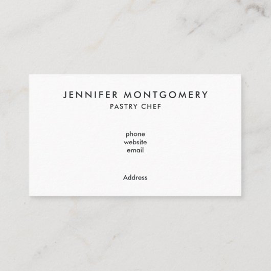 かわいいブルーカップケーキとかわいい顔 名刺 (裏面)