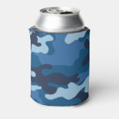 かわいいブルーカモフラージュ 缶クーラー (缶裏面)