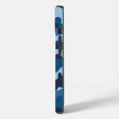 かわいいブルーカモフラージュ Case-Mate iPhoneケース (裏面 / 左)