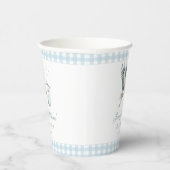 かわいいブルーストーク配信男の赤ちゃんシャワー 紙コップ (右)