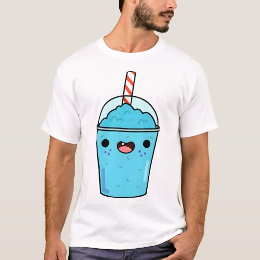 かわいいブルースラッシー Tシャツ (正面)