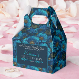 かわいいブルーバラありがとう フェイバーボックス