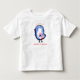 かわいいブルーバードマンガ トドラーTシャツ
