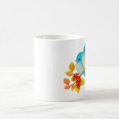 かわいいブルーバード・バード・マグ コーヒーマグカップ (中央)