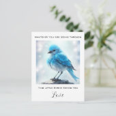 *~*かわいいブルーバードAP54の関気に連 ポストカード (スタンド正面)