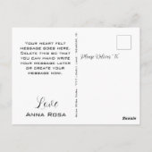 *~*かわいいブルーバードAP54の関気に連 ポストカード (裏面)