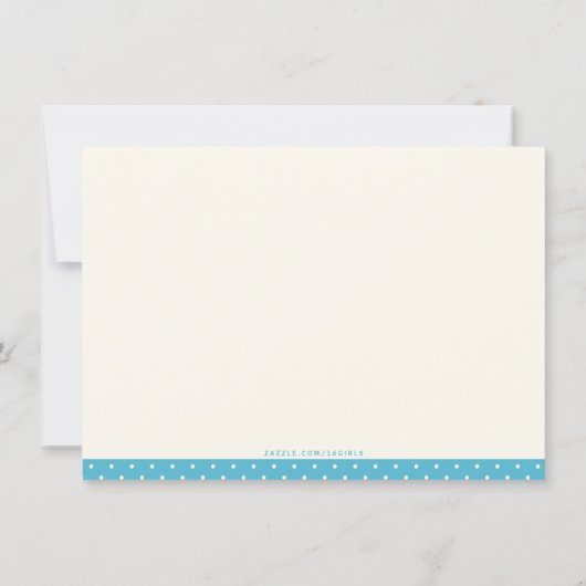 かわいいブルーフクロウボーイベビーシャワー招待状 招待状 (裏面)