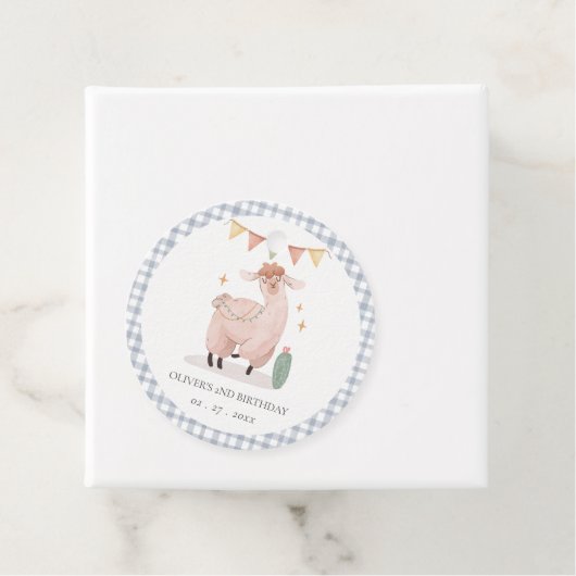 かわいいブループラディサボホラマエージュエージ誕生日 フェイバータグ (インサイチュ)