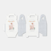 かわいいブループラディサボホラマエージュエージ誕生日 フェイバーボックス (折り畳みなし)