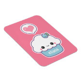 かわいいブルーベリーカップケーキ マグネット (右側)