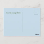 かわいいブルーベリージャムゼリー追加文字 ポストカード (裏面)