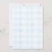 かわいいブルーベリーパンケーキベイビーブランチベイビーシャワー 招待状 (裏面)