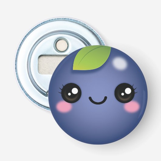 かわいいブルーベリーボトルオープナー 栓抜き (正面)